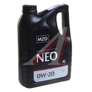 Масло моторное MZD NEO 0W20 синт. 4л, MZD 0W20,
                                                          фото 1 Изображение 1, 8300-77-1772 Масло моторное MZD NEO 0W20 синт. 4л