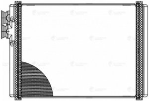 Изображение 3, LRh1880 Радиатор отопителя AUDI A4 (B8) (07-) LUZAR
