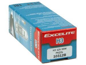 Изображение 3, EX-10312B Лампа 12V H3 55W PK22s до 4300K Crystal White EXCELITE