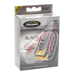 Изображение 2, 92313 Ароматизатор на дефлектор жидкостный (блэк) "Speed" AROMA CAR