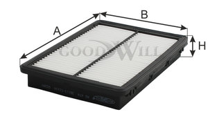 Изображение 3, AG474 Фильтр воздушный HYUNDAI Sonata (14-) GOODWILL