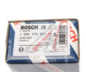 Изображение 5, 0986475674 Цилиндр тормозной задний NISSAN Micra (92-02) левый/правый BOSCH