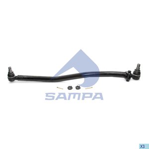 Изображение 1, 097.323-01 Тяга рулевая MERCEDES Actros продольная L=876мм SAMPA