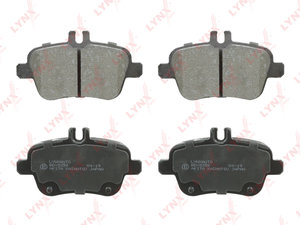 Изображение 1, BD5358 Колодки тормозные MERCEDES B (W242) задние (4шт.) LYNX