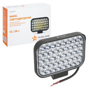 Изображение 1, ALED021 Фара рабочего света 152х104х40мм 43Вт 43LED (направленный свет) прямоугольная AIRLINE