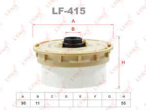 Изображение 1, LF415 Фильтр топливный TOYOTA Land Cruiser (J200) (07-) LYNX