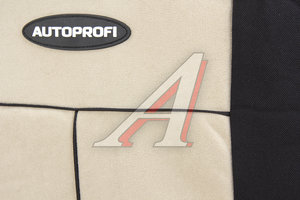 Изображение 2, TT-902V BK/L.BE Авточехлы универсальные полиэстер/велюр (AIRBAG) черные/с.бежевые (9 предм.) AUTOPROFI