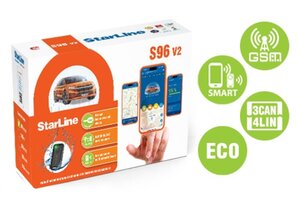 Изображение 1, S96 v2 ECO Сигнализация с автозапуском STAR LINE