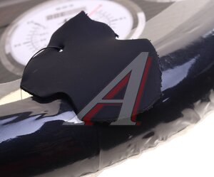 Изображение 3, 31355 Оплетка руля (M) 37-39см черная натуральная кожа CARFASHION