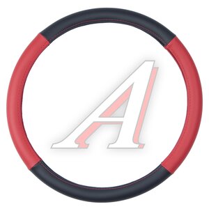 Изображение 1, VT-45S-5 Оплетка руля (XXL) 45см экокожа черно-красная ВИТА ТРАК