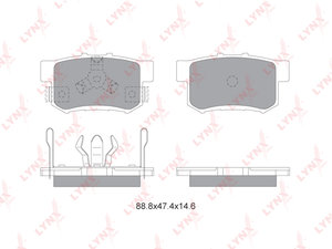 Изображение 2, BD3434 Колодки тормозные HONDA CR-V 2 задние (4шт.) LYNX