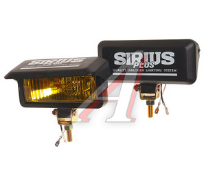 Изображение 1, NS-176Y Фара противотуманная 12V 164х70мм с крышкой желтая комплект SIRIUS