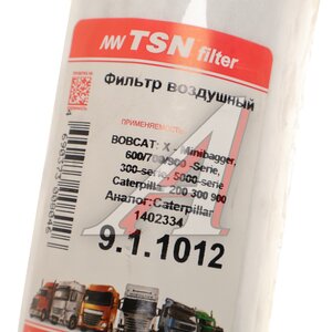 Изображение 2, 911012 Фильтр воздушный BOBCAT 300, 600, 700, B, CT, X дополнительный TSN