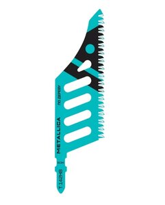 Пилка для лобзика 1шт. дерево 75мм для пиления заподлицо METALLICA, T142HB,
                                                          фото 2 Изображение 2, 907801 Пилка для лобзика 1шт. дерево 75мм для пиления заподлицо METALLICA