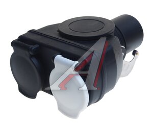 Изображение 1, T09124001 Адаптер кабеля полуприцепа вилка 15-полюсов+розетки 7полюсов и 6+1полюсов TOPCOVER