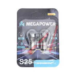 Изображение 1, 370-33-046 Лампа 12V P21/4W BAZ15d блистер (2шт.) Standart MEGAPOWER