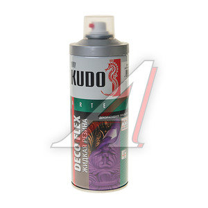 Изображение 1, KU-5336 Резина жидкая декоративная алюминий 520мл KUDO