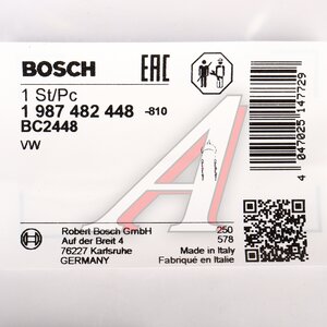 Изображение 6, 1987482448 Трос стояночного тормоза SKODA Octavia (96-) BOSCH