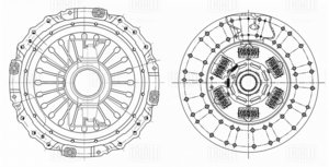 Изображение 1, FR816 Сцепление VOLVO FH комплект d=430 TRIALLI