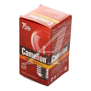 Изображение 2, C-75-A-CL-E27 Лампа накаливания E27 (75W) 220V CAMELION