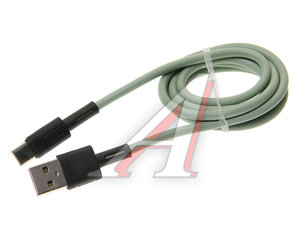 Изображение 1, NB-Q166 Green Кабель USB Type C 1м зеленый XO