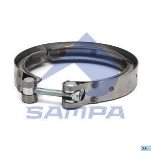 Изображение 2, 035.298 Хомут VOLVO FH, FM патрубка интеркулера SAMPA