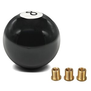 Изображение 5, RKCH040 Ручка на рычаг КПП "Шар восьмерка" 5.5х5.5см MASHINOKOM
