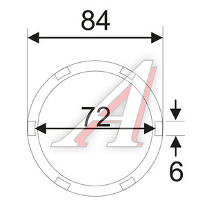 Изображение 4, JTC-5256 Головка для гайки дифференциала MERCEDES (6Т) JTC