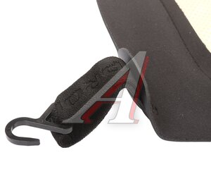 Изображение 4, AUT-1100 BK/BK Накидка на сиденье алькантара стеганая/эко-кожа черная (11 предметов) Autobiography AUTOPROFI