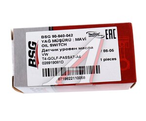 Изображение 4, BSG90840042 Датчик давления масла VW Caddy AUDI 100 SKODA BSG