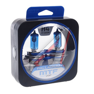 Изображение 1, HPA1204 Лампа 12V H4 60/55W P43t бокс (2шт.) Palladium MTF