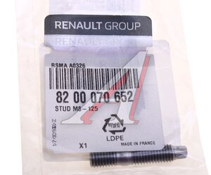 Изображение 3, 8200070652 Шпилька RENAULT коллектора выпускного OE