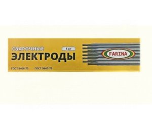 Изображение 1, ПЭОК 46.00 Электрод сварочный d=4.0мм 5кг Флагман FARINA