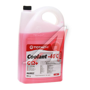 Изображение 1, 43105 Антифриз красный -40C 5кг G12+ NIRO Coolant TOTACHI