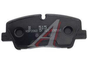 Изображение 2, 58301-59A00 Колодки тормозные HYUNDAI HD35 (14-), H350 (14-) задние (4шт.) ОЕ