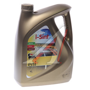 Изображение 1, 8003699008434 Масло моторное I-SINT 5W30 синт.4л ENI