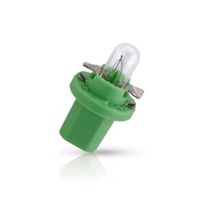 Изображение 3, 12604CP Лампа 12V 2W BAX8.5d зеленый патрон PHILIPS