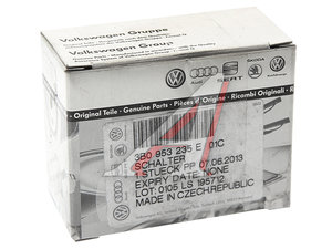 Изображение 3, 3B0953235E01C Выключатель кнопка VW Passat B5 аварийной сигнализации OE