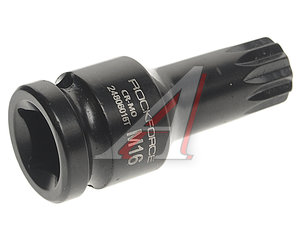 Изображение 2, RF-24806016T Бита-головка 1/2" SPLINE M16 с отверстием ударная ROCKFORCE