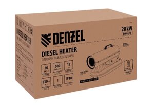 Изображение 12, 96482 Пушка тепловая 20кВт 500куб.м/ч дизельная DENZEL
