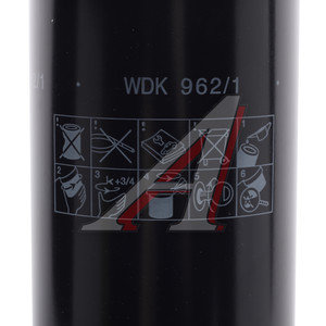 Изображение 3, WDK962/12 Фильтр топливный КАМАЗ-ЕВРО-4,  Д-245 ЕВРО-3 DAF IVECO тонкой очистки MANN