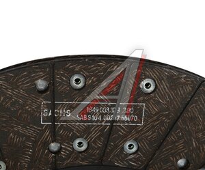 Изображение 5, 1601210C2001/B Диск сцепления FAW J6, 4180 OE
