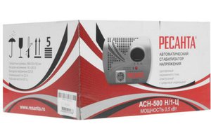 Изображение 20, РЕСАНТА АСН-500Н/1-Ц Стабилизатор напряжения однофазный цифровой 0.5кВт, 220В+/-8%,  КПД-97% настенный РЕСАНТА