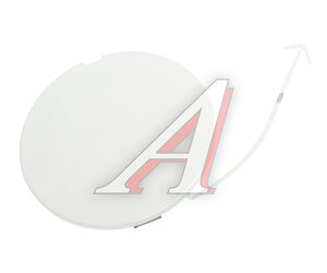 Изображение 2, 2803092-2000/E-MT Крышка FAW J7, 4180 бампера крюка буксирного правого (белая) OE