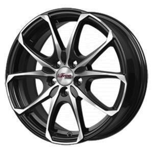 Изображение 1, iFree 4х100 ЕТ45 D-60,1 Диск колесный литой LADA Iskra R16 КС-877 Такеши Блэк Джек
