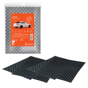 Изображение 1, ACM-LA-02 Коврик салона универсальный влаговпитывающий 38х50/25х38см 4шт. AIRLINE