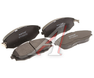 Изображение 1, KT1193STD Колодки тормозные CHEVROLET Epica (06-) передние (4шт.) KORTEX