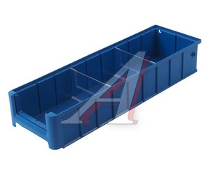Изображение 1, 417054 Лоток полочный 500х117х90мм с 2-мя разделителями синий IPLAST