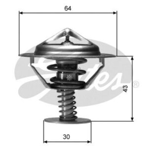 Изображение 2, TH05982G1 Термостат MITSUBISHI Pajero (06-) GATES
