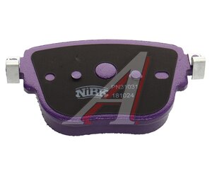 Изображение 3, PN31031 Колодки тормозные MERCEDES CLS (17-) задние (4шт.) NIBK